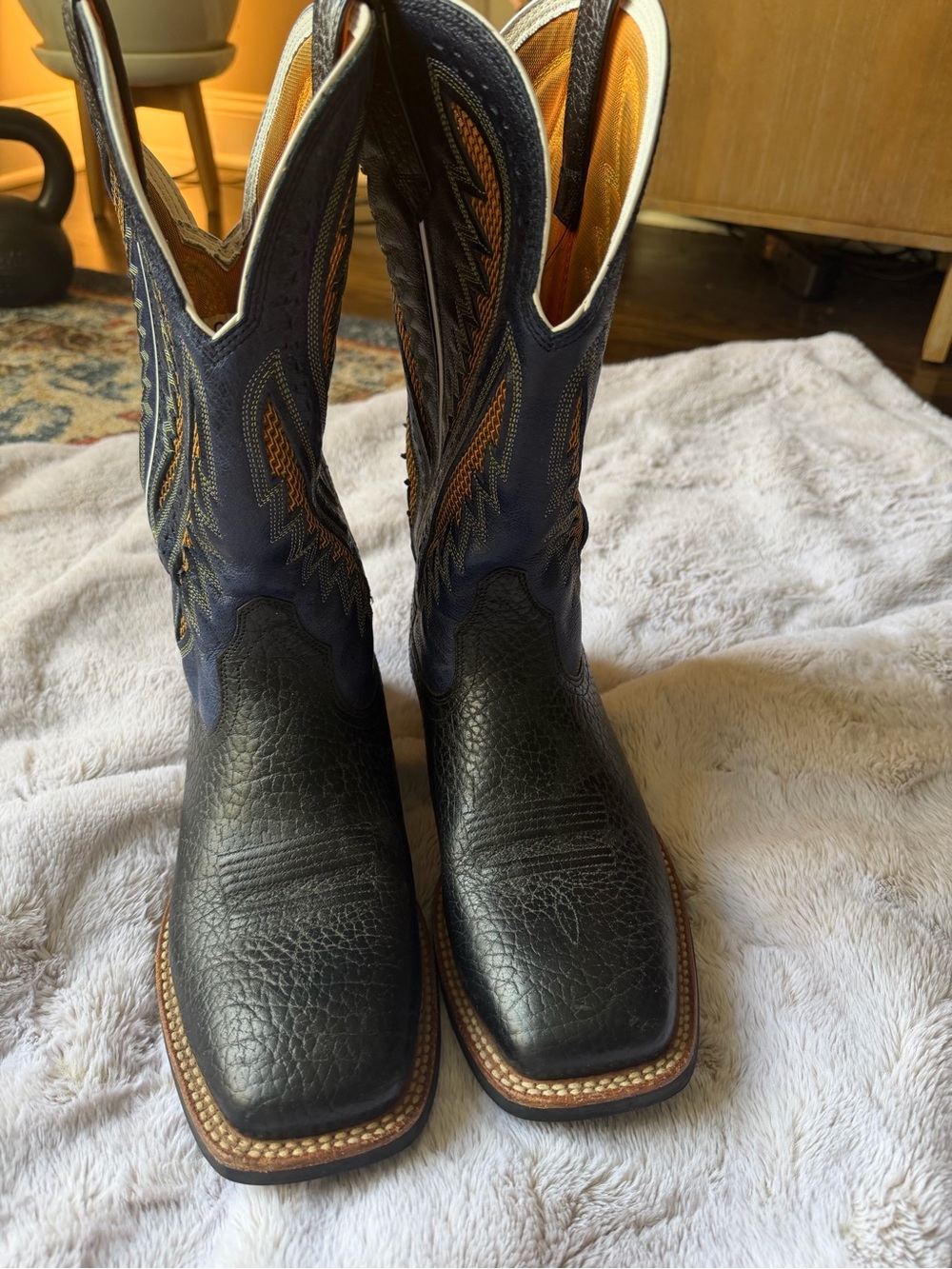 Ariat Quickdraw VentTEK Western Boots — Broad Square Toe — Men’s 9.5D - Picture 4 of 4